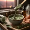 Masque à l’argile verte pour cheveux : purifier le cuir chevelu gras sans l’agresser