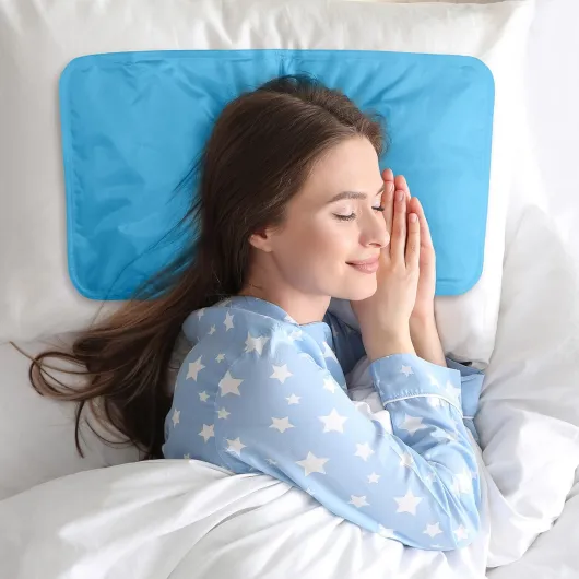 Grand Oreiller en Gel Rafraîchissant pour Meilleure Qualité de Sommeil - Coussin Refroidissant - 55x30cm