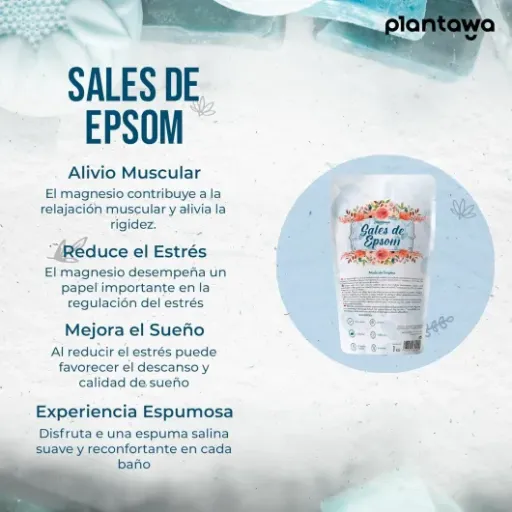 Test PLANTAWA Sel d'epsom 1KG : simple, pas cher et efficace pour se détendre