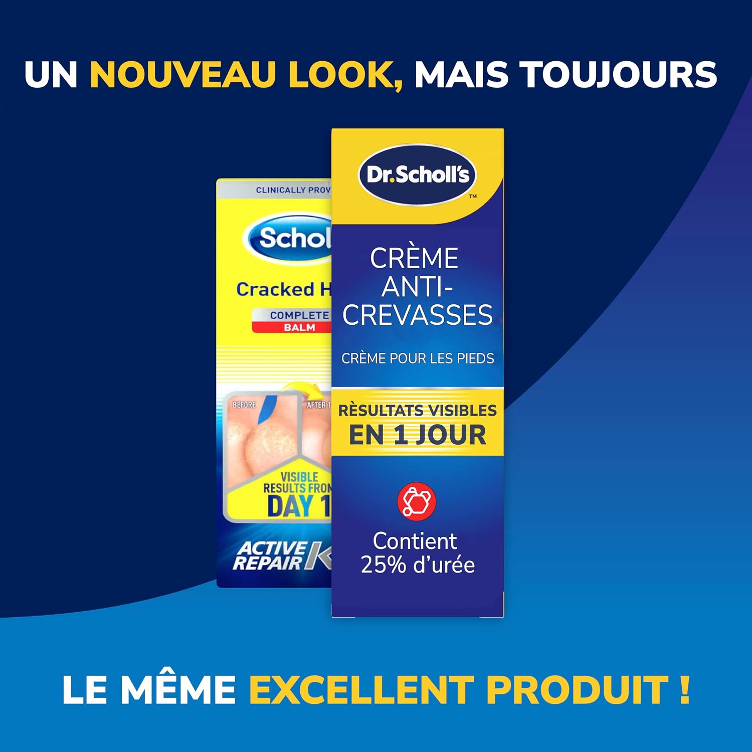 Scholl Crème Pieds Anti-Crevasses Talons Fendillés - Répare et Hydrate les Talons Crevassés en profondeur - Action 24h grâce à une Formule Enrichie, Idéale pour les Peaux Très Sèches, Abîmées - 60 ml 1 unité (Lot de 1) Anti-Crevasses