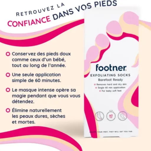 Test Footner Chaussettes Exfoliantes : des pieds nettement plus doux… si tu acceptes une semaine de mue