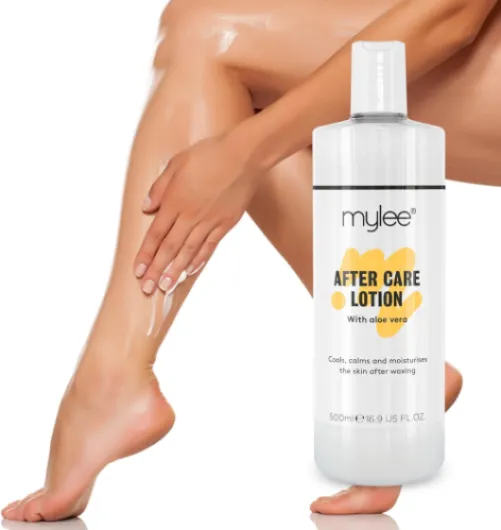 Lotion Après-Soin Mylee 500 ml - Hydratant et Adoucisseur Post-épilatoire pour la Peau Enrichi à l’Aloe
