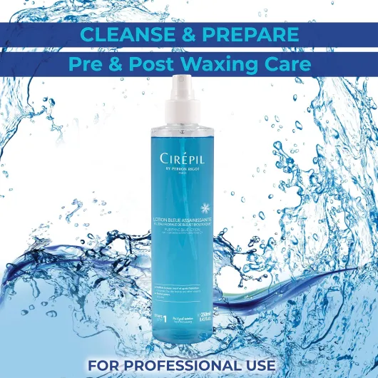 Lotion Pré/Post-Epilation bleue.250 ml.Perron Rigot