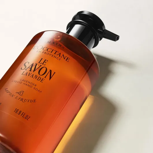 L'OCCITANE - Savon Liquide Lavande - 500 ml - Tous types de peau - Nettoie en douceur - Notes boisées et aromatiques - Fabriqué en France