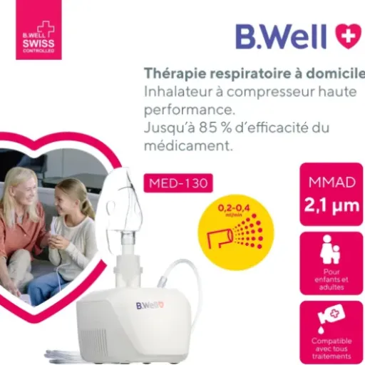 Test B.Well MED-130 : un nébuliseur sérieux pour la maison, efficace mais pas parfait